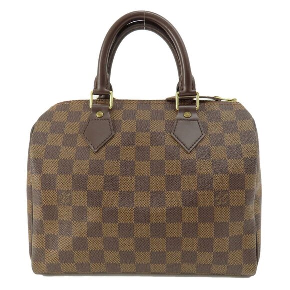 LOUIS VUITTON Brown Damier Speedy 25 Bag - Picture 11 of 11